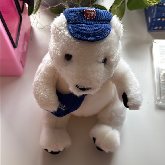 Vintage Canada Post BearMail plush polar bear 90s - Picture 3 of 3